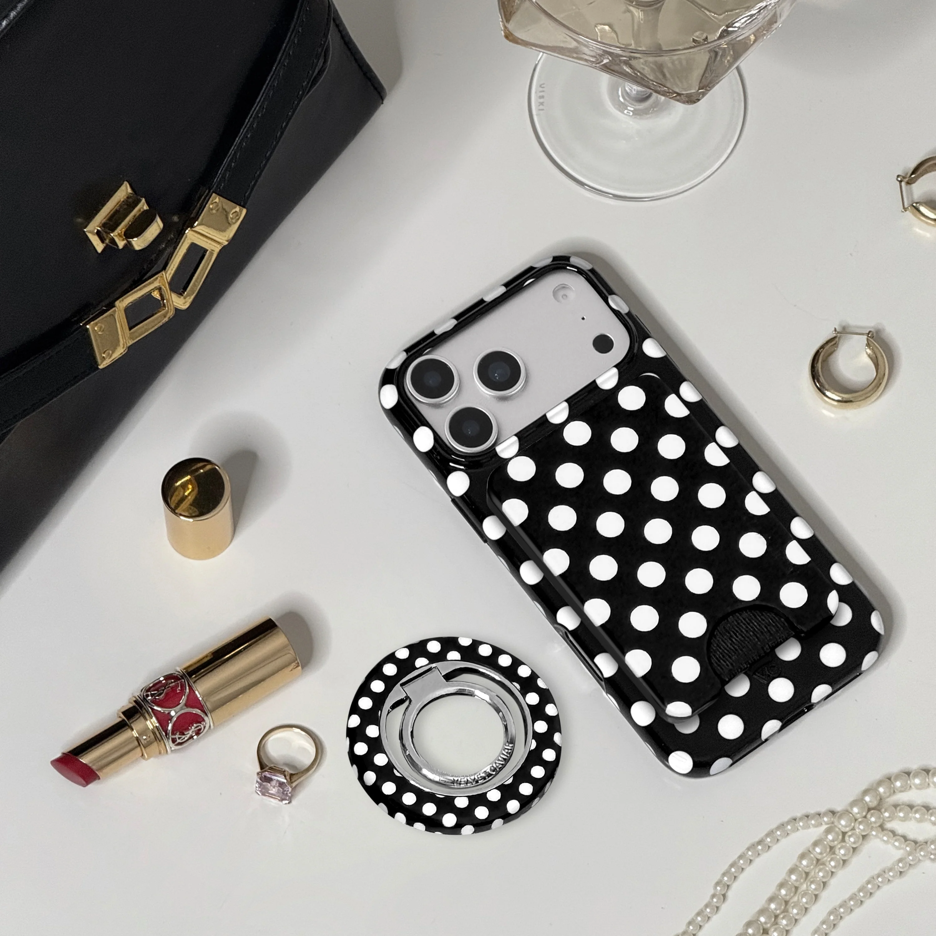 Princess Polka Dot MagSafe Grip Ring - Image 6
