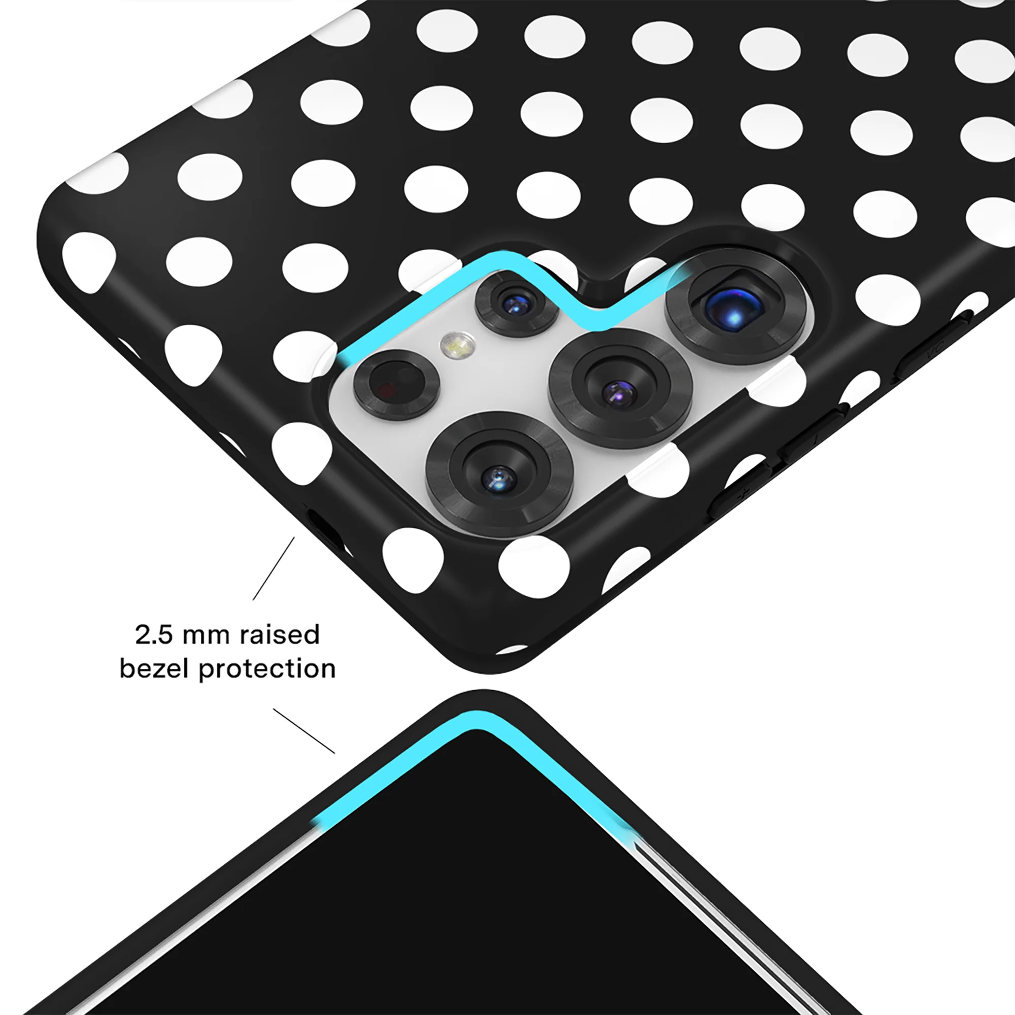 Princess Polka Dot Samsung Case - Image 3