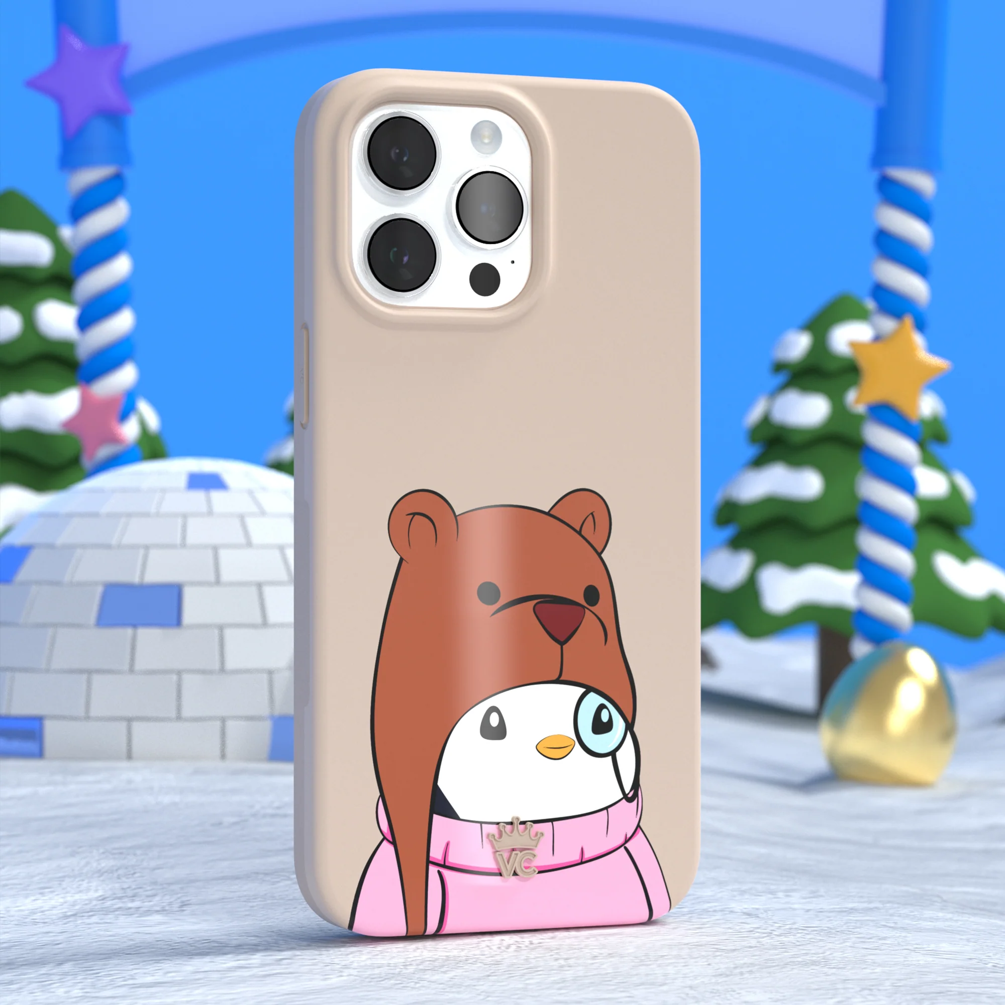 Pudgy Penguins Huddle Up iPhone Case - Image 50