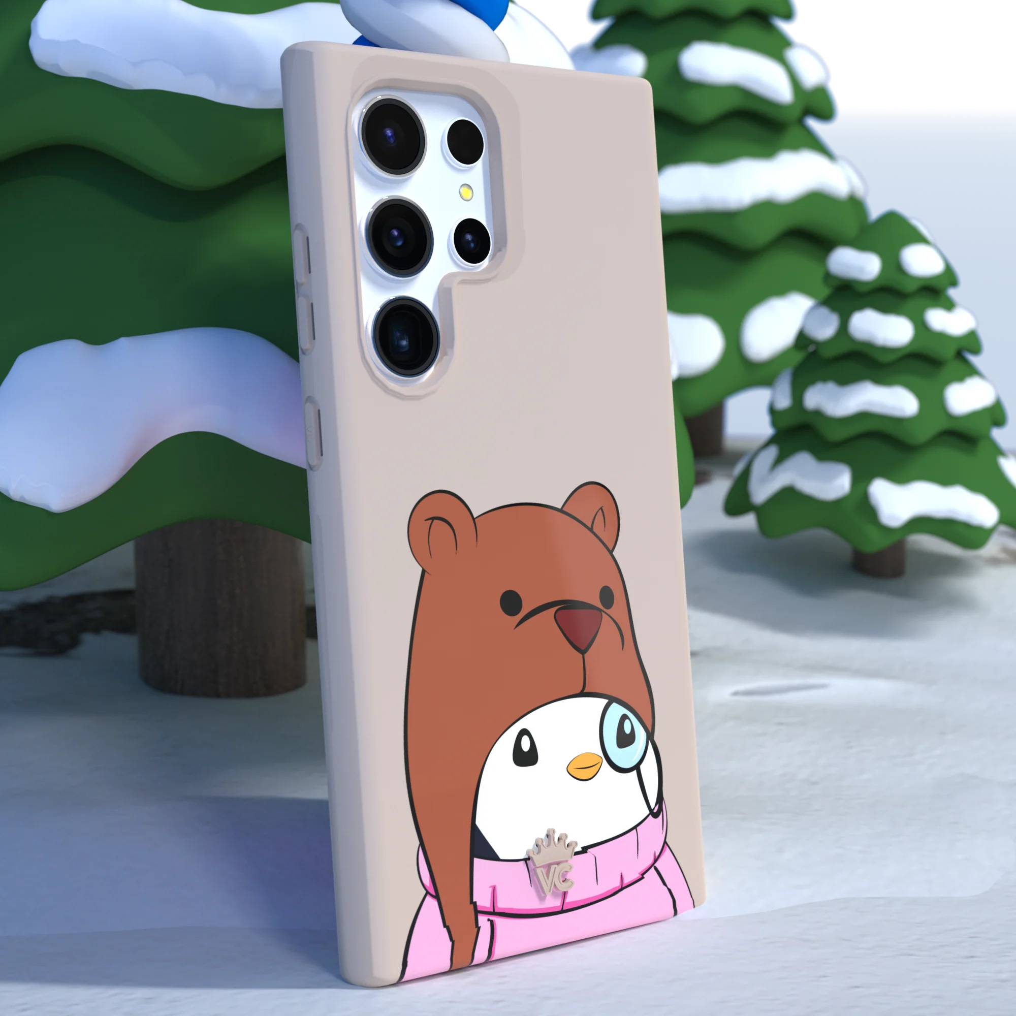 Pudgy Penguins Huddle Up Samsung Case - Image 68