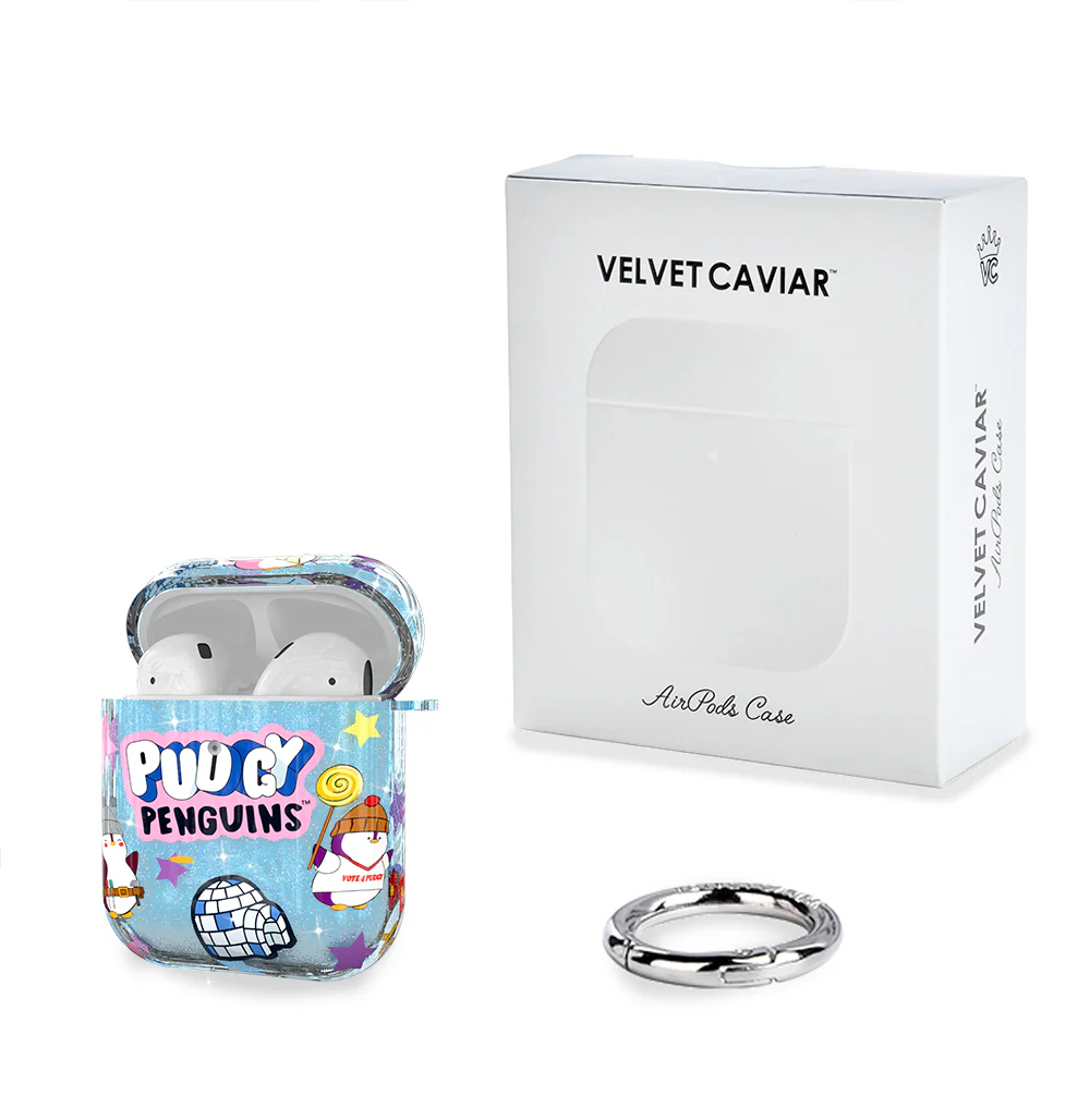 Pudgy Penguins Iceberg Glitter AirPod Case - Image 5