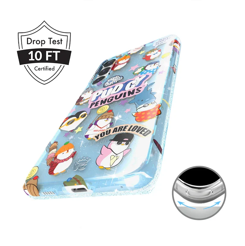 Pudgy Penguins Iceberg Glitter Samsung Case - Image 20