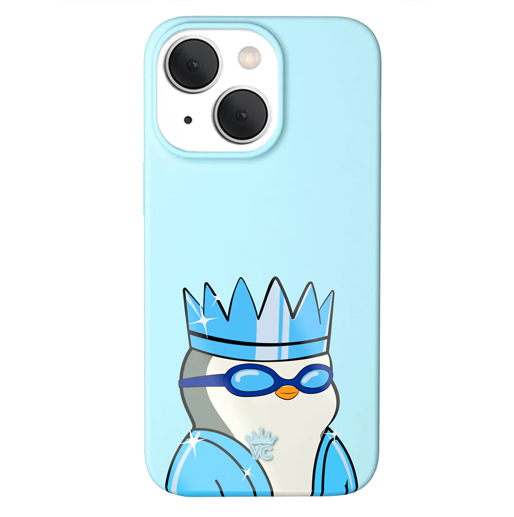 Pudgy Penguins Polar Blue iPhone Case - Image 19