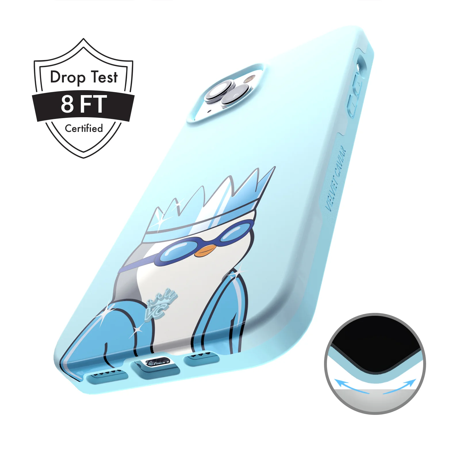 Pudgy Penguins Polar Blue iPhone Case - Image 23