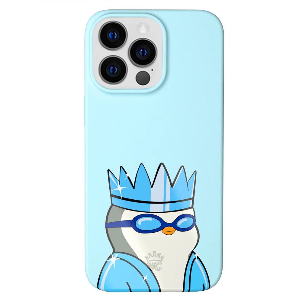 Pudgy Penguins Polar Blue iPhone Case - Image 67