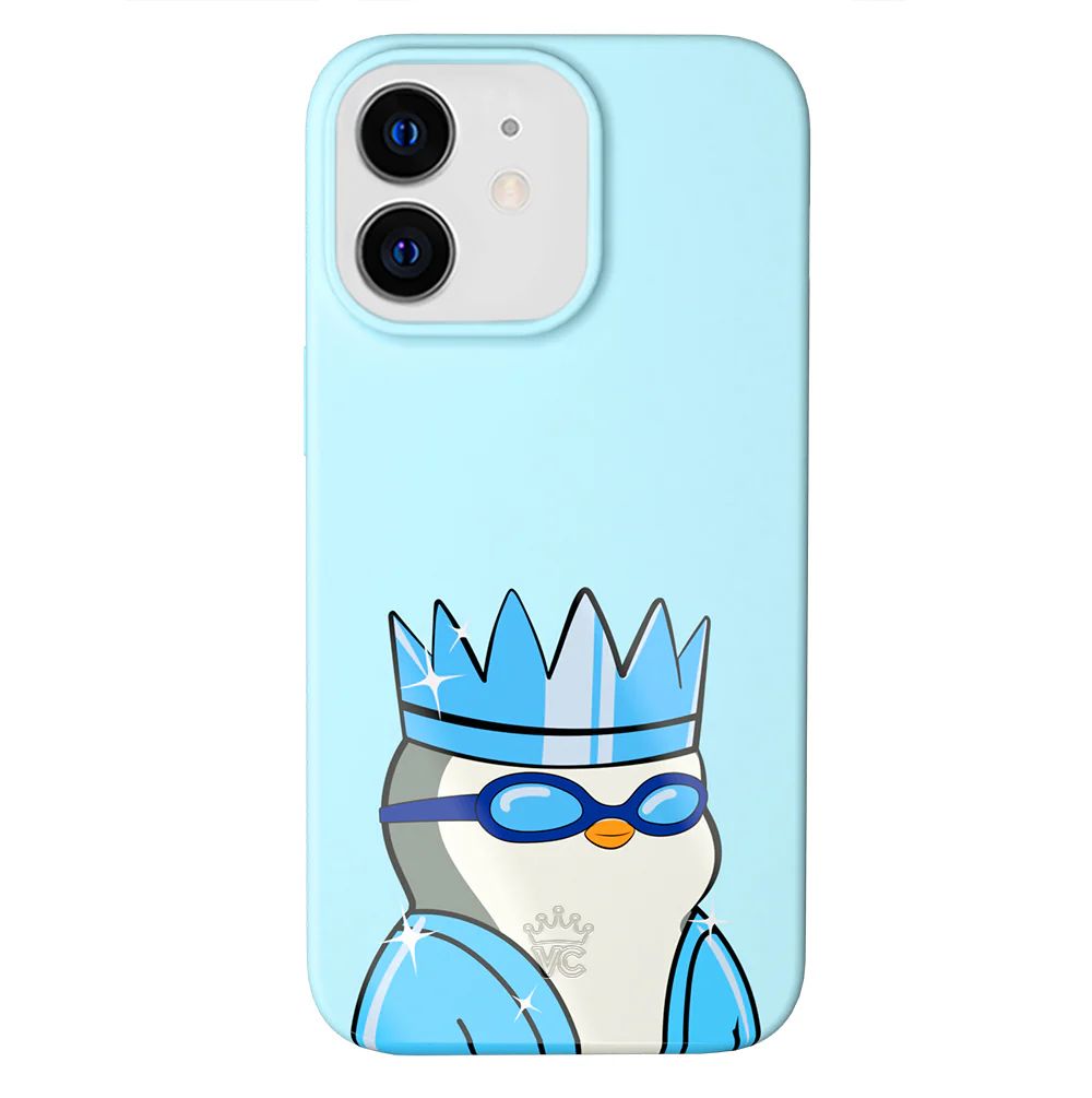Pudgy Penguins Polar Blue iPhone Case - Image 73