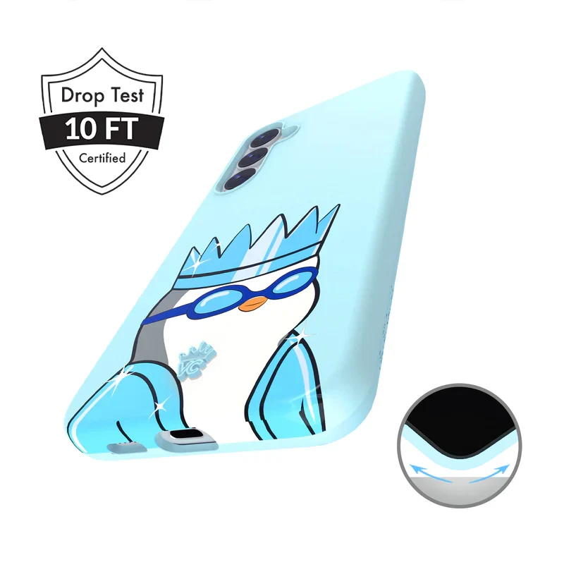 Pudgy Penguins Polar Blue Samsung Case - Image 11