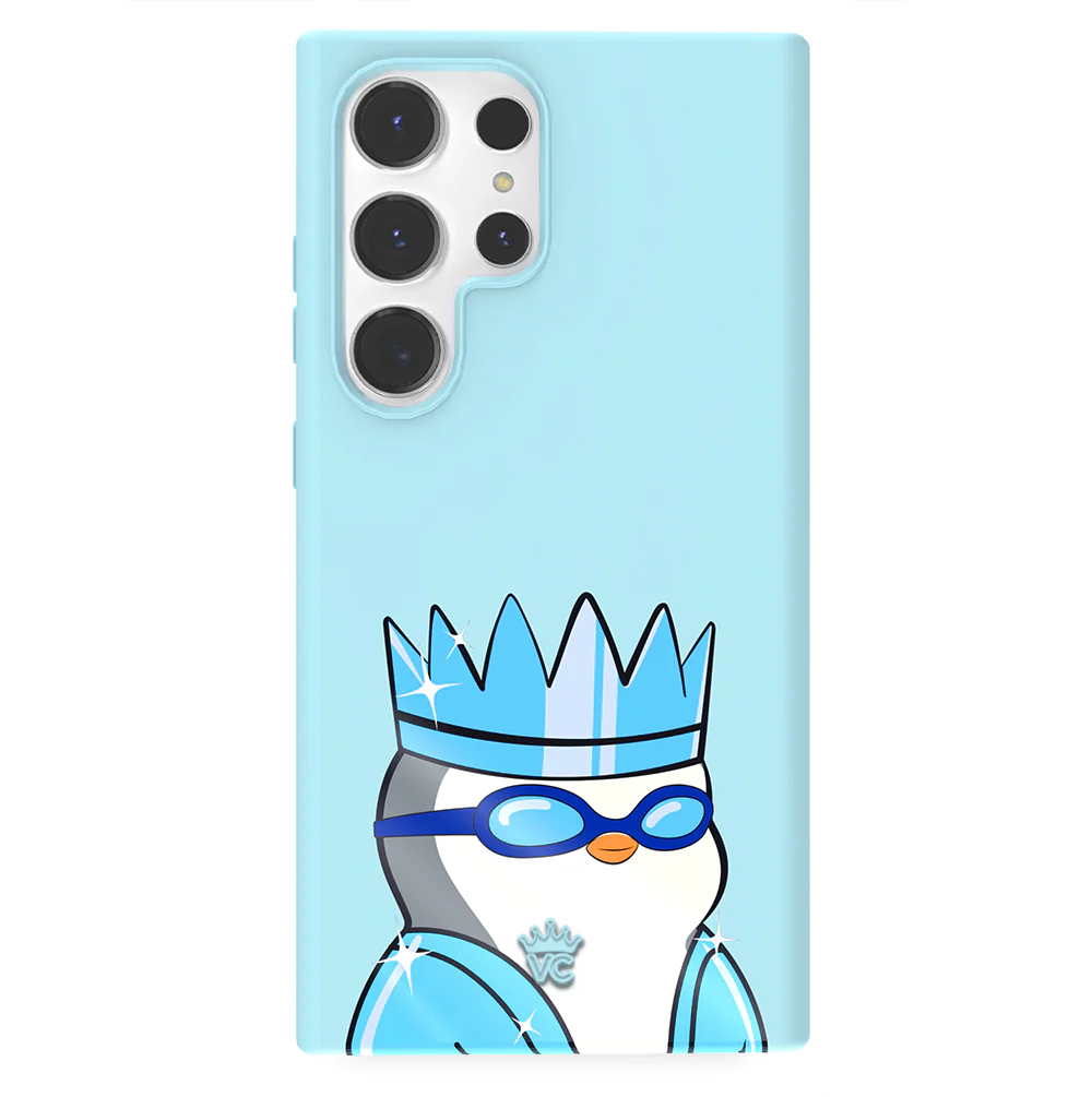 Pudgy Penguins Polar Blue Samsung Case - Image 13