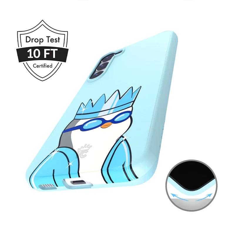 Pudgy Penguins Polar Blue Samsung Case - Image 29