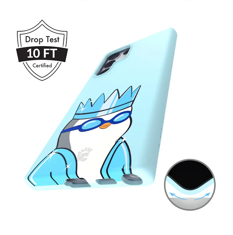 Pudgy Penguins Polar Blue Samsung Case - Image 35