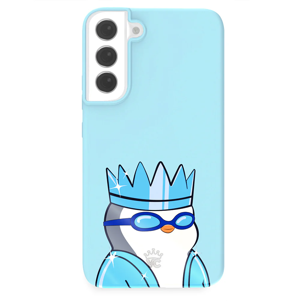 Pudgy Penguins Polar Blue Samsung Case - Image 43