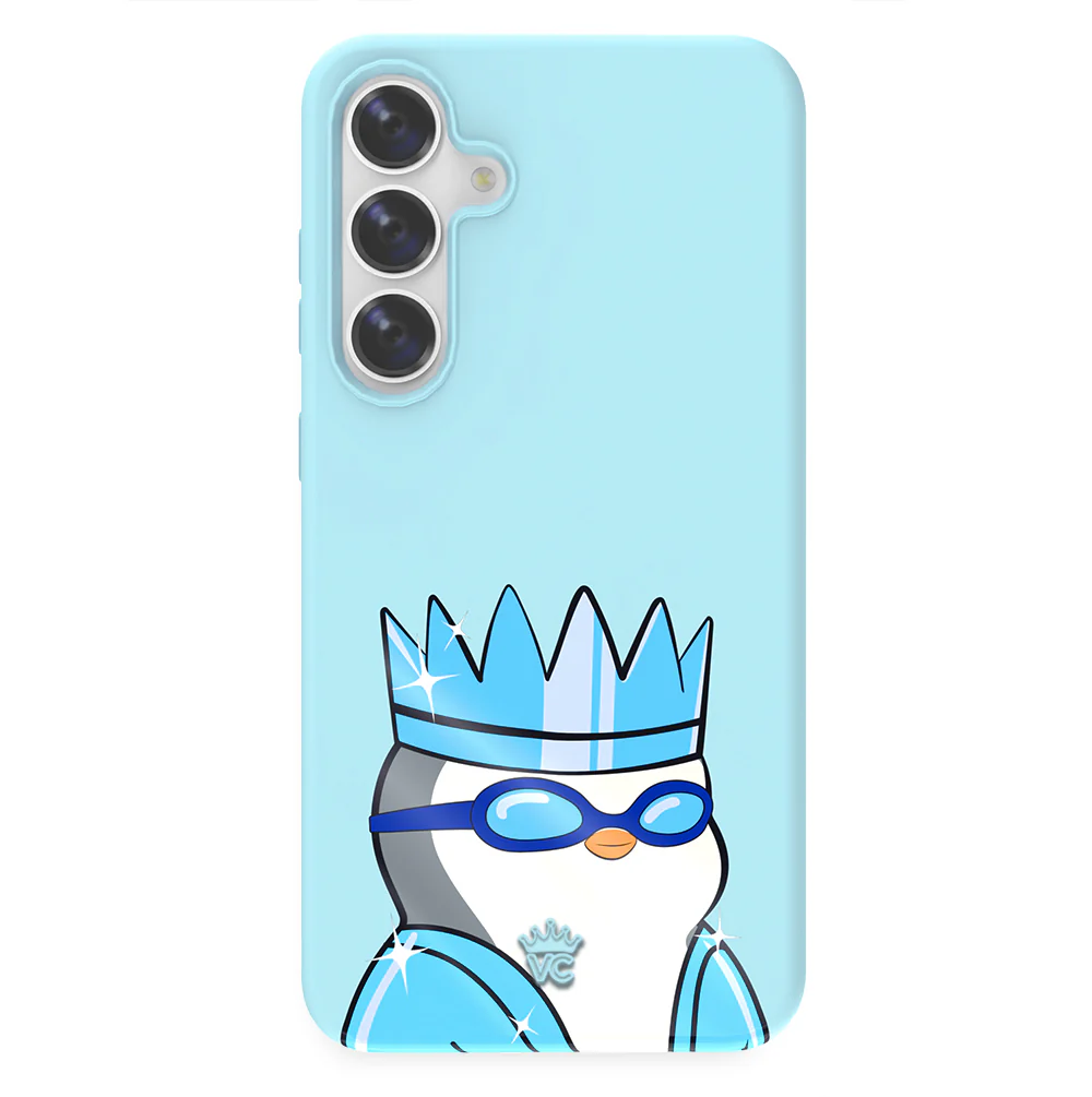 Pudgy Penguins Polar Blue Samsung Case - Image 7