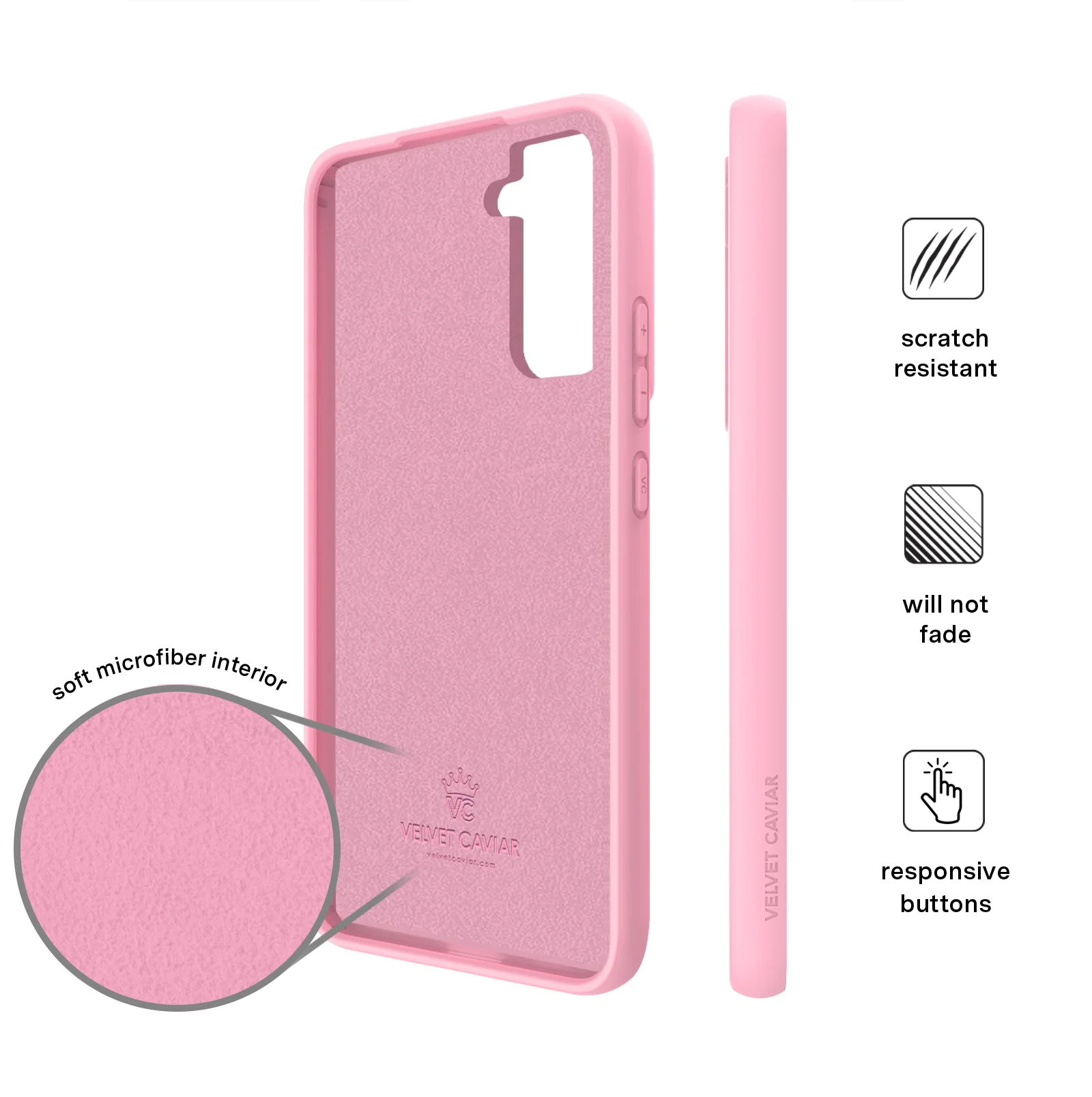 Pudgy Penguins Positive Pink Samsung Case - Image 24