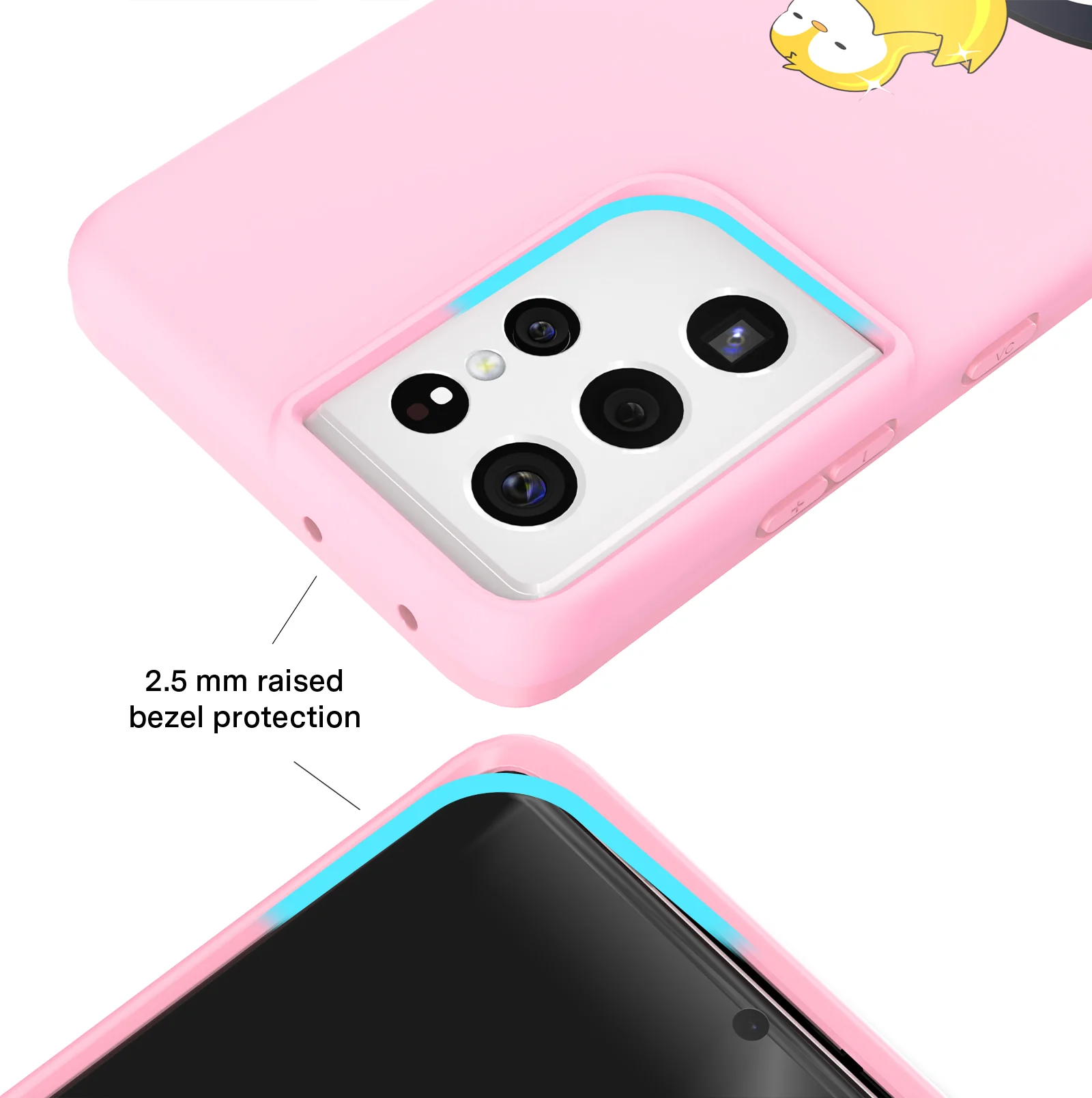 Pudgy Penguins Positive Pink Samsung Case - Image 69