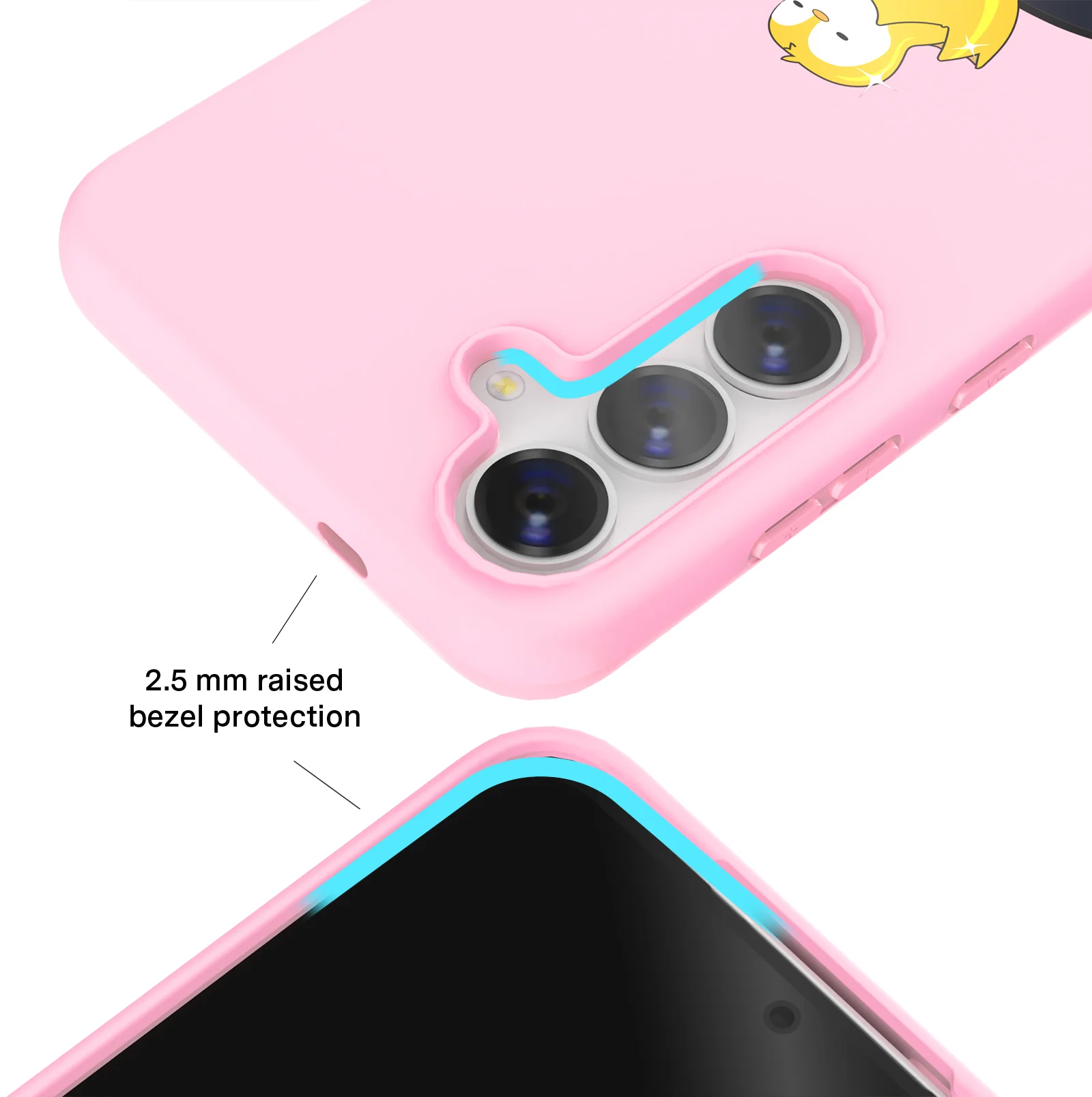 Pudgy Penguins Positive Pink Samsung Case - Image 9