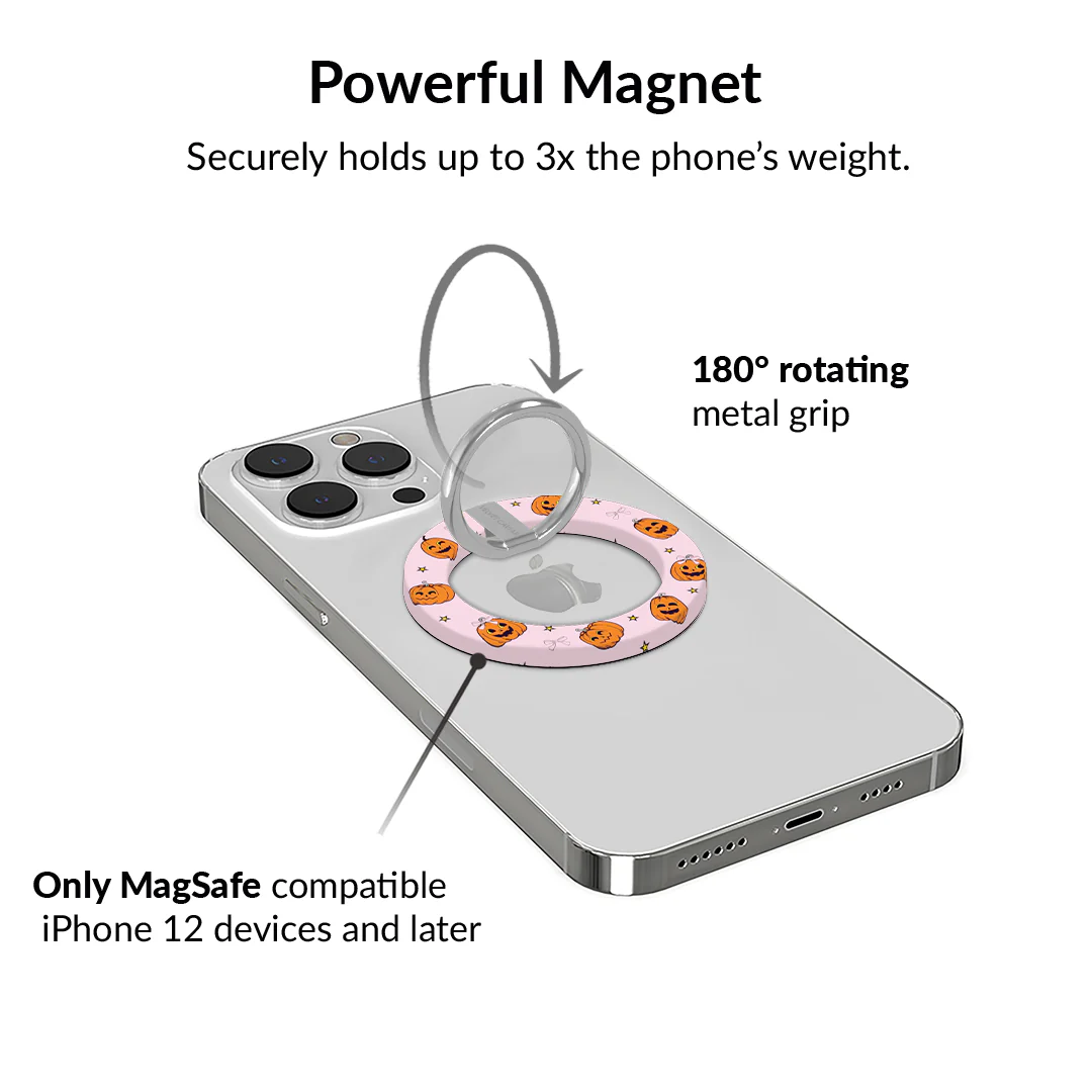 Pumpkin Princess MagSafe Grip Ring - Image 3