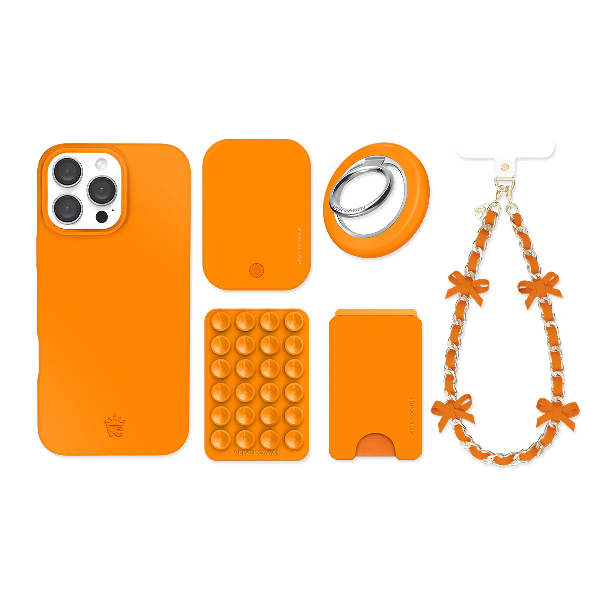 Pumpkin Spice Orange iPhone Bundle Set - Image 10