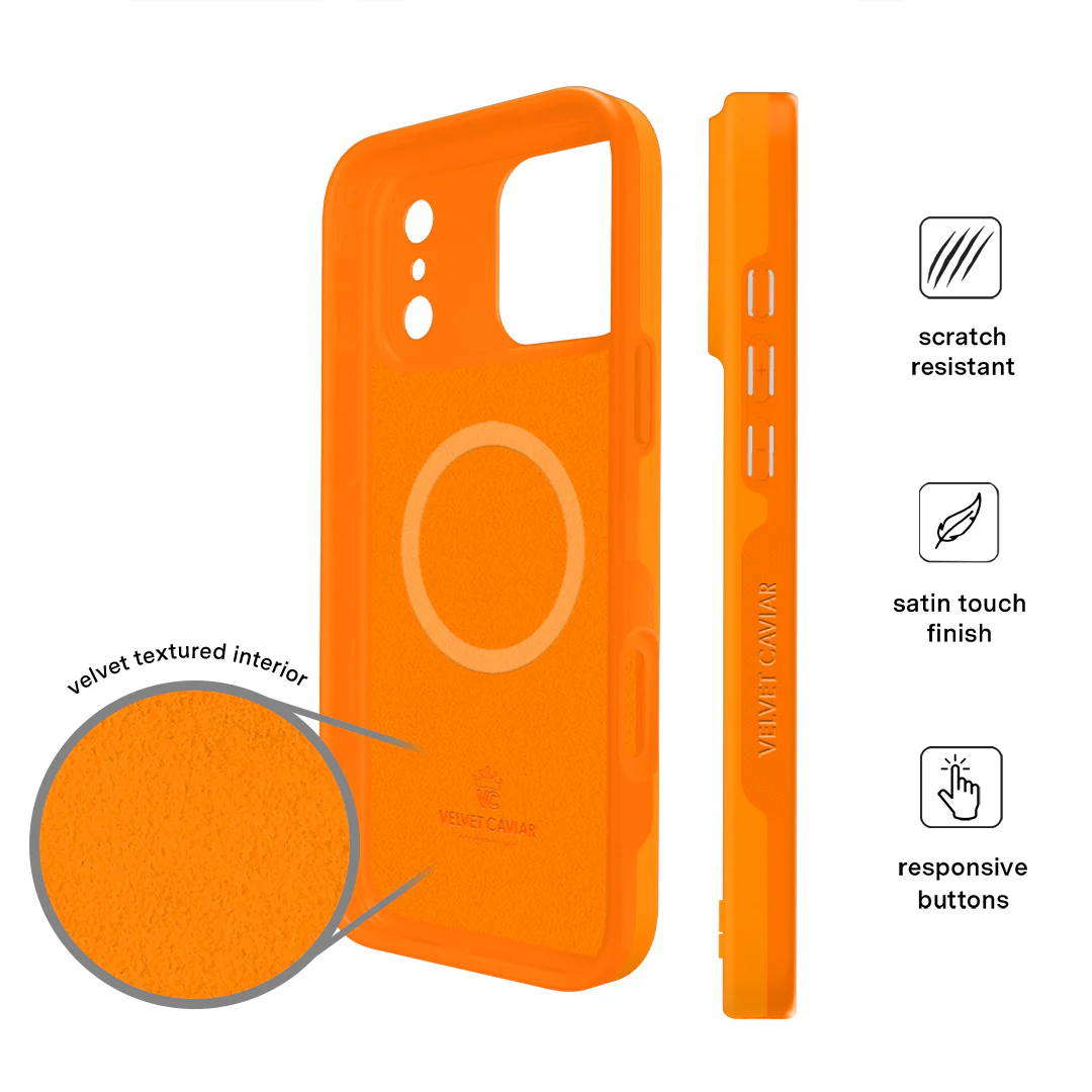 Pumpkin Spice Orange iPhone Case - Image 17