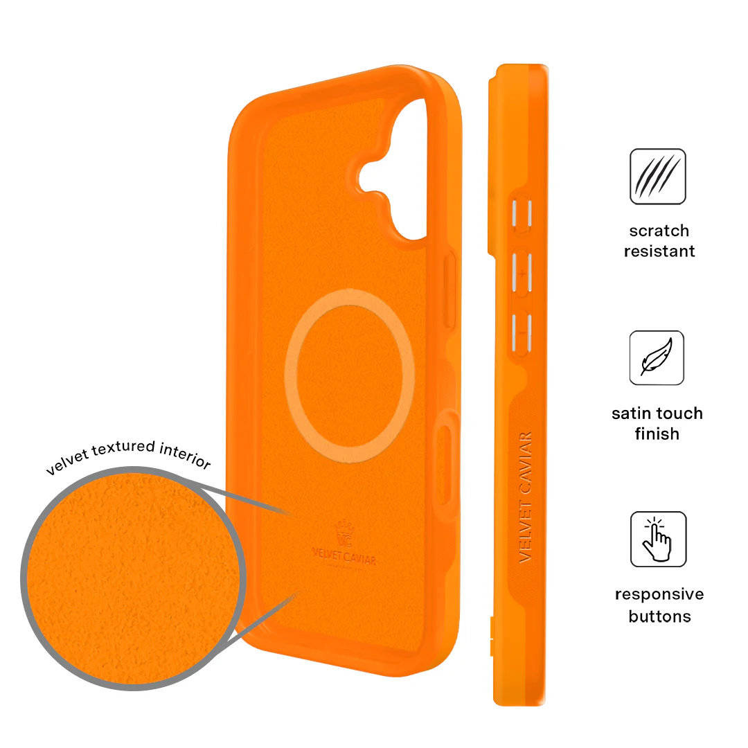 Pumpkin Spice Orange iPhone Case - Image 35