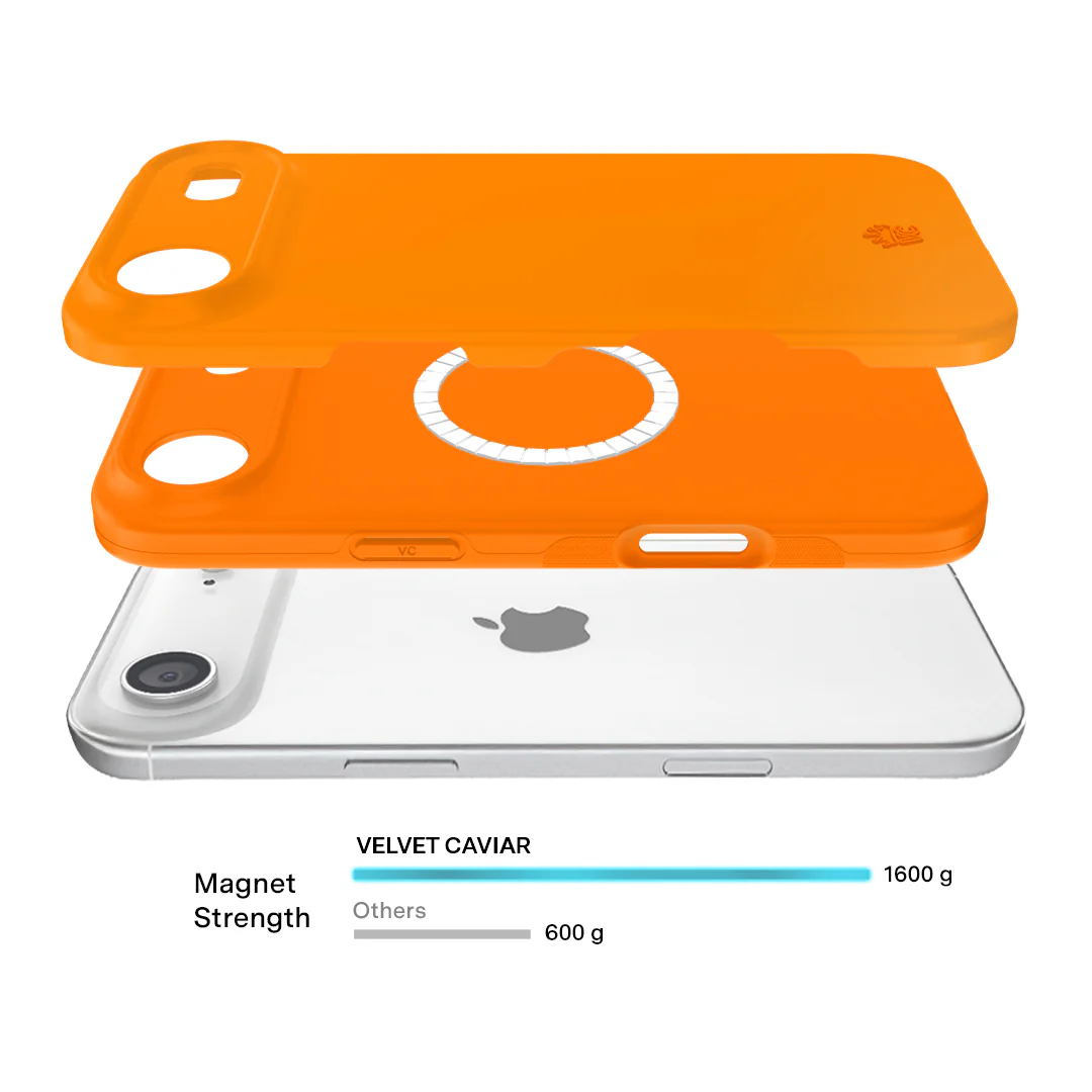 Pumpkin Spice Orange iPhone Case - Image 4