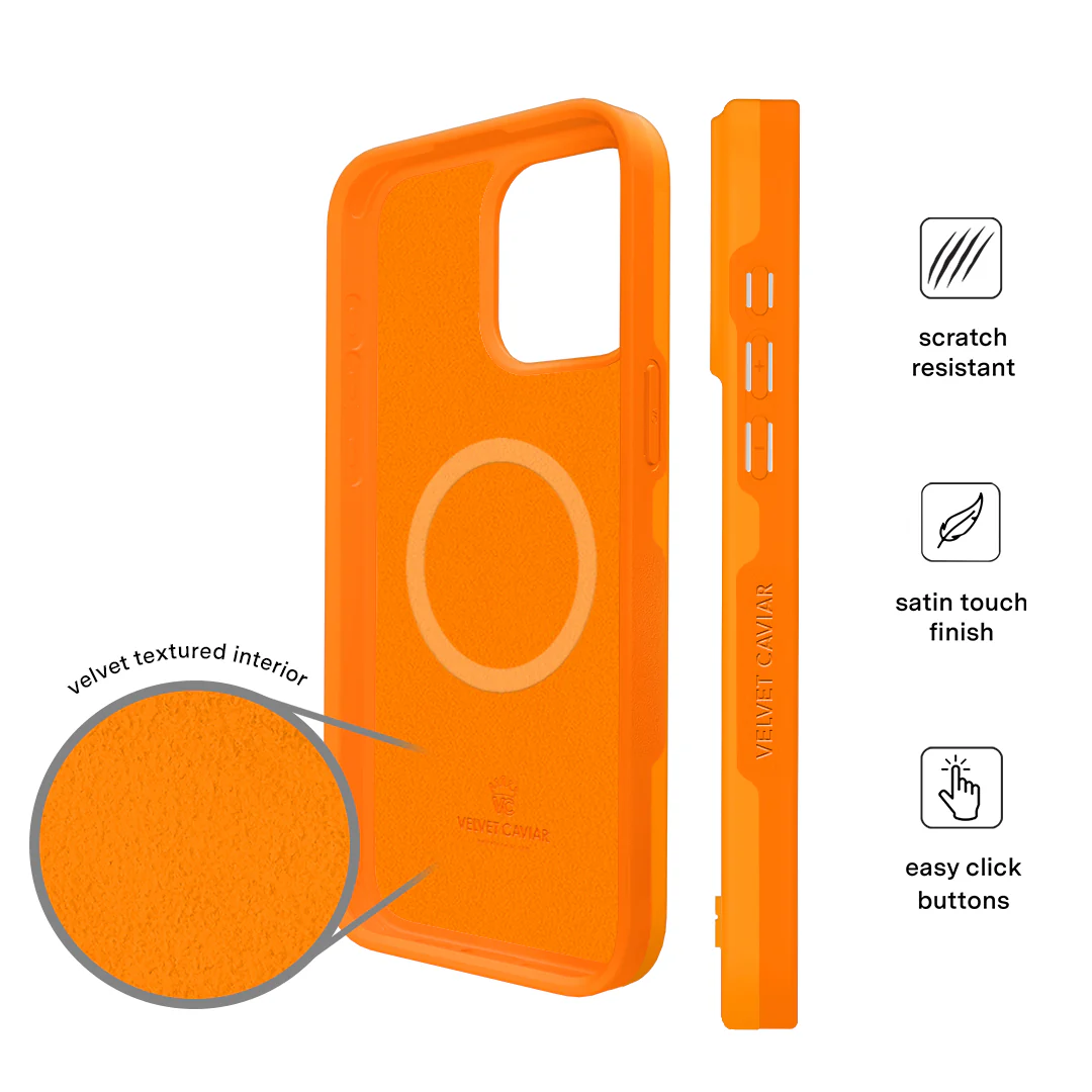 Pumpkin Spice Orange iPhone Case - Image 53