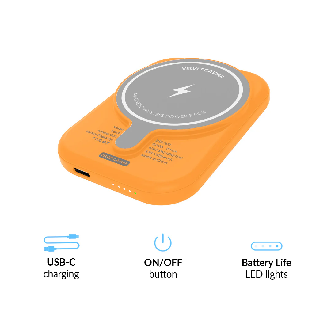 Orange MagSafe Battery Power Pack - Image 5