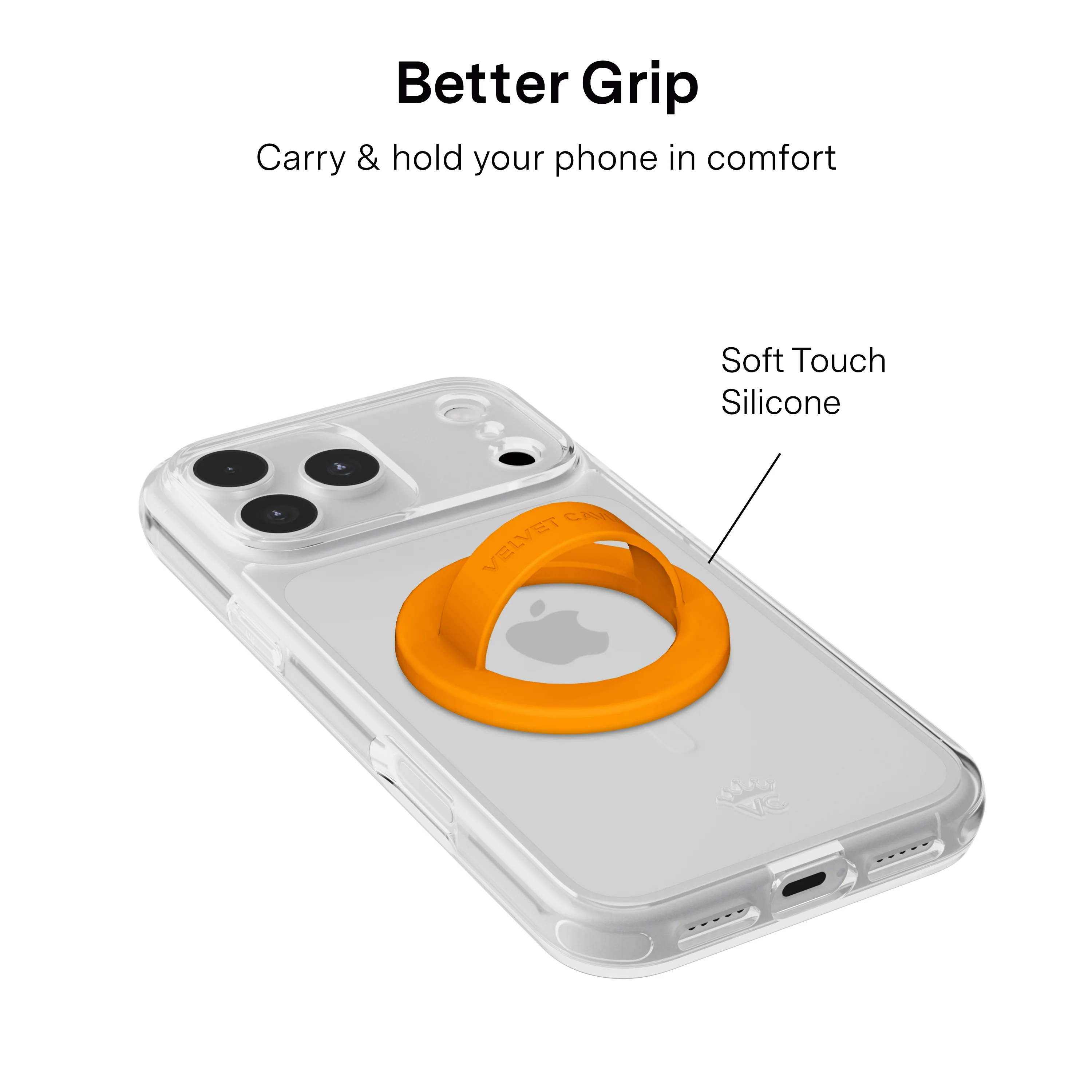 Pumpkin Spice Orange MagSafe Grip Loop - Image 3