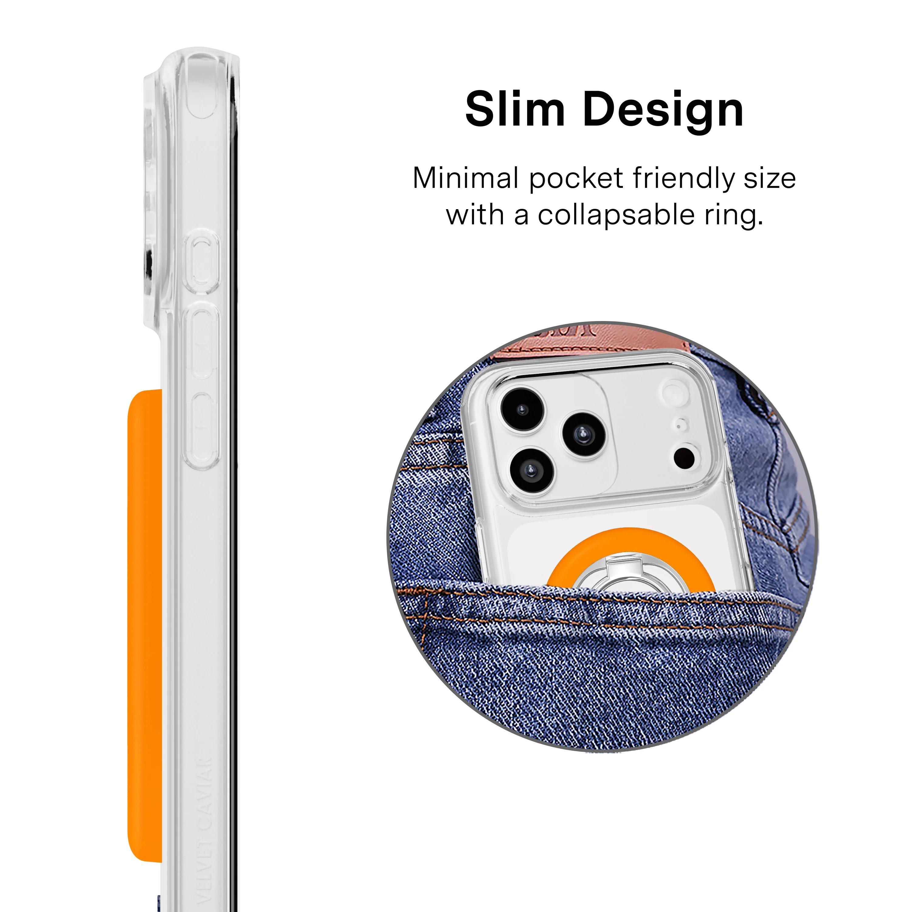 Pumpkin Spice Orange MagSafe Grip Ring - Image 4