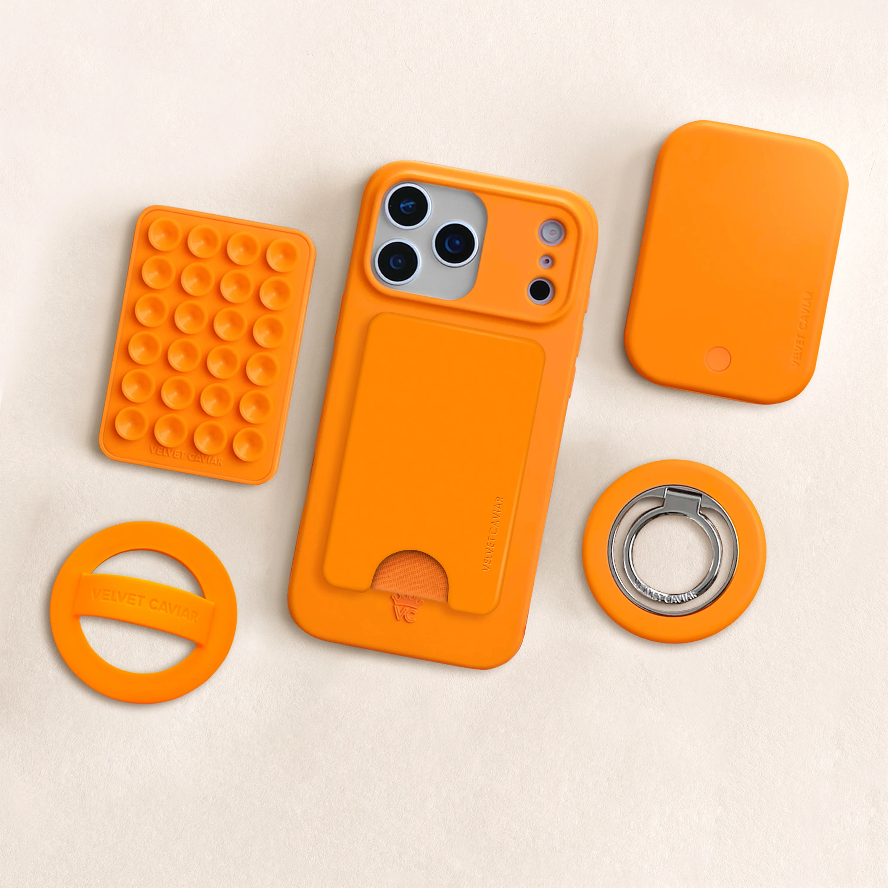 Pumpkin Spice Orange MagSafe Wallet - Image 7