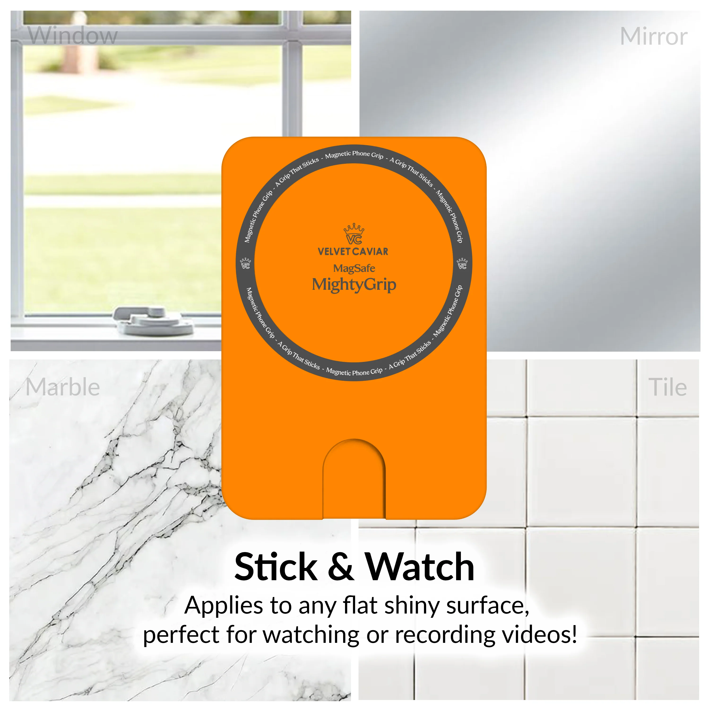 Pumpkin Spice Orange MightyGrip MagSafe Mount - Image 5