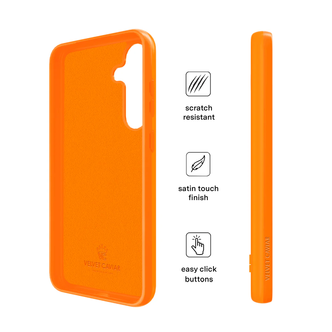 Pumpkin Spice Orange Samsung Case - Image 20