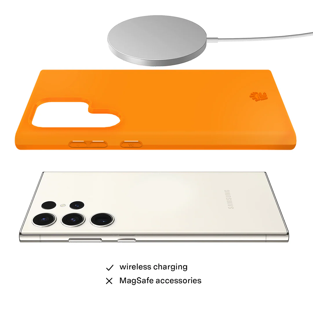 Pumpkin Spice Orange Samsung Case - Image 29