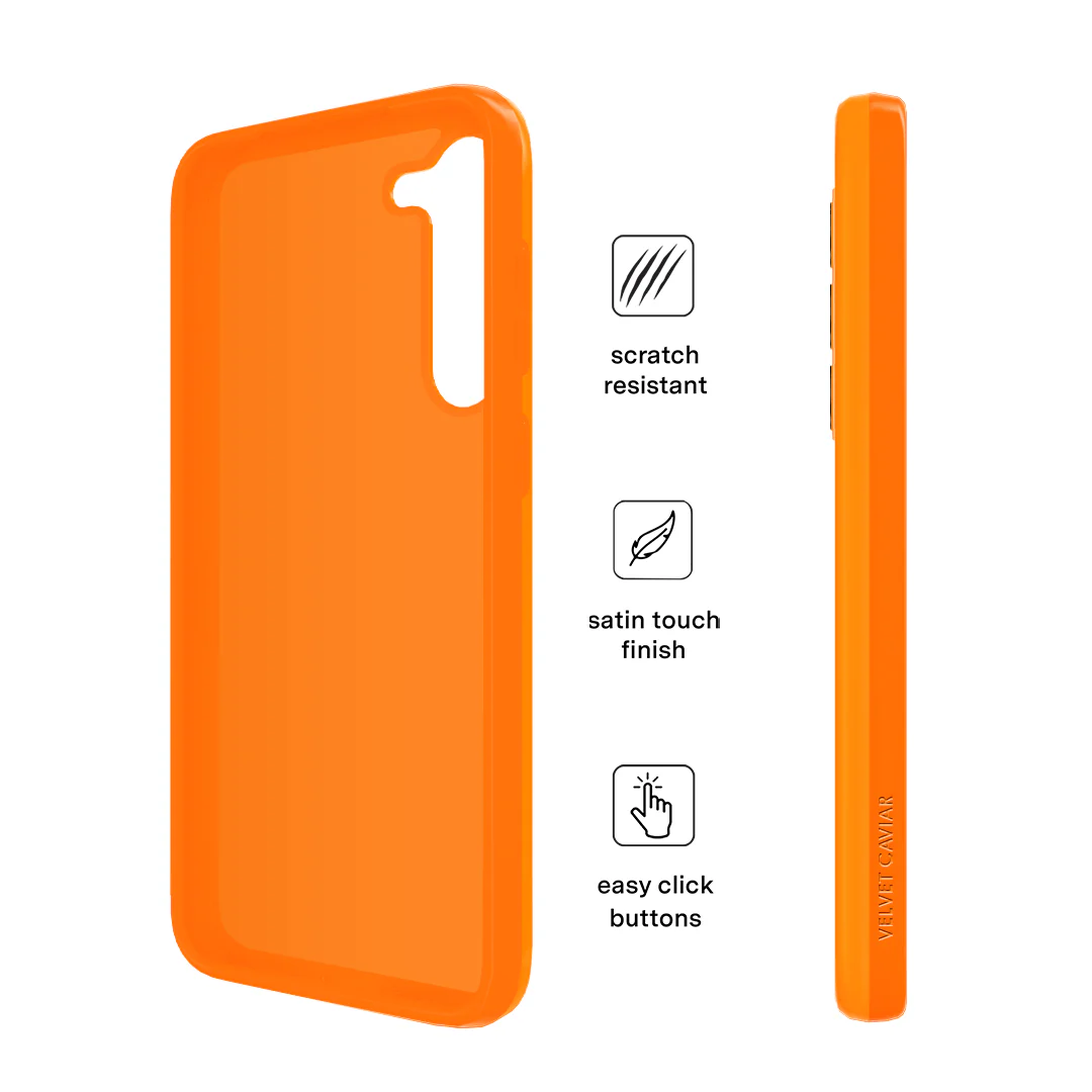 Pumpkin Spice Orange Samsung Case - Image 40