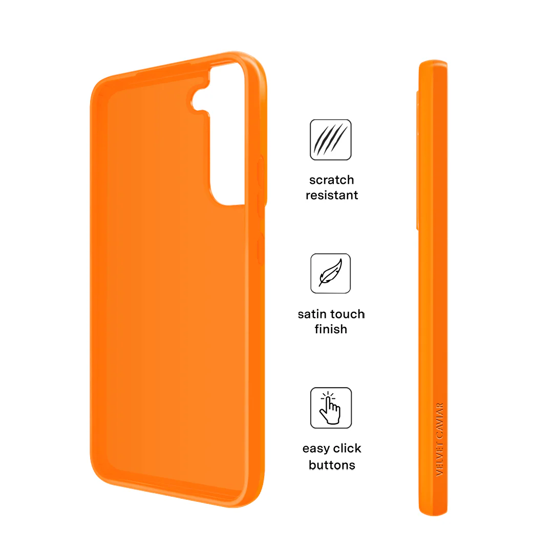 Pumpkin Spice Orange Samsung Case - Image 50