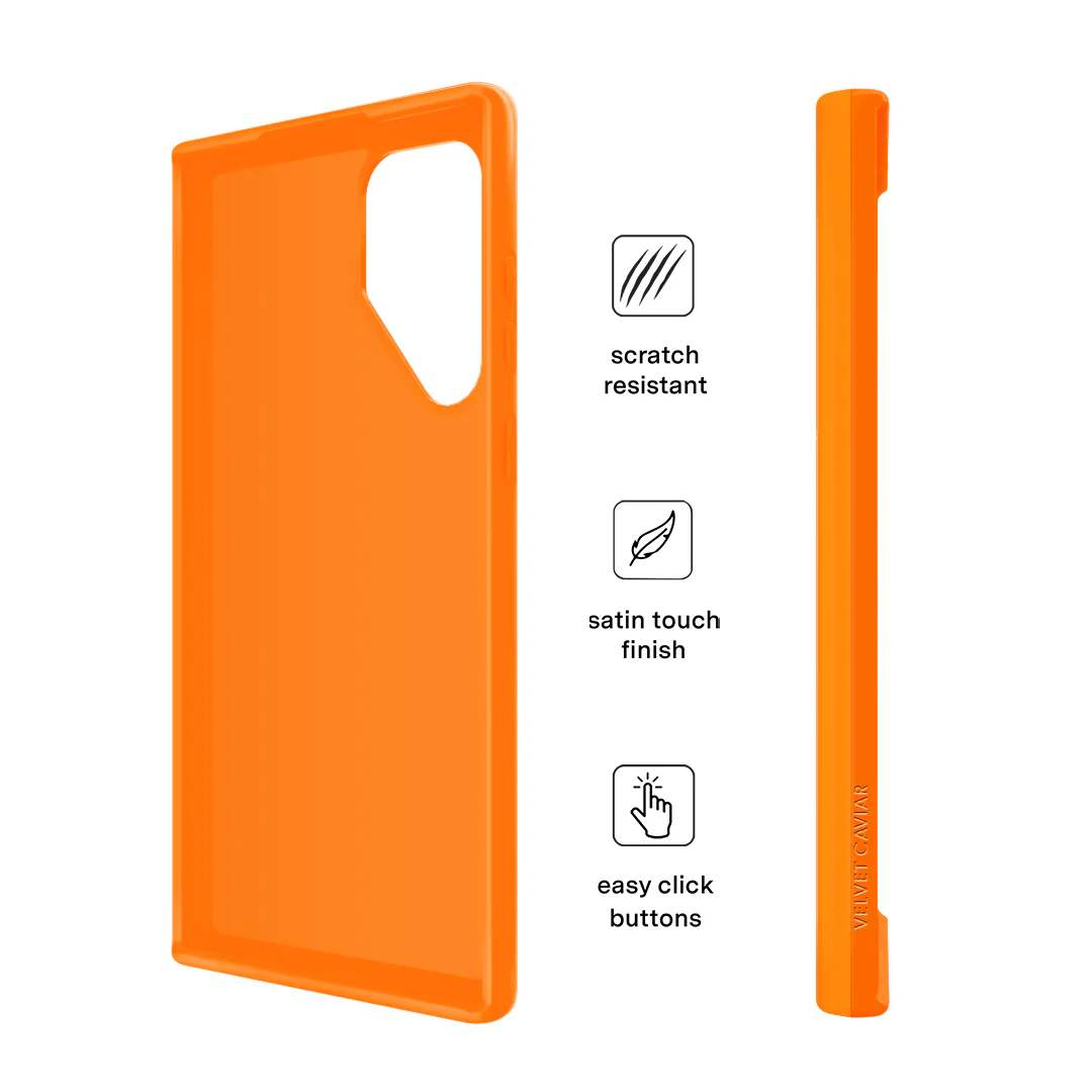 Pumpkin Spice Orange Samsung Case - Image 60
