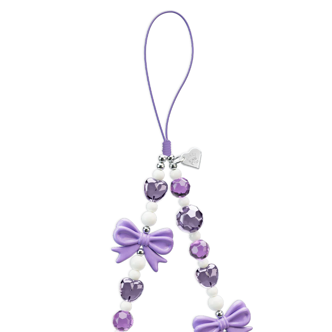 Purple Bows Phone Charm - Image 3