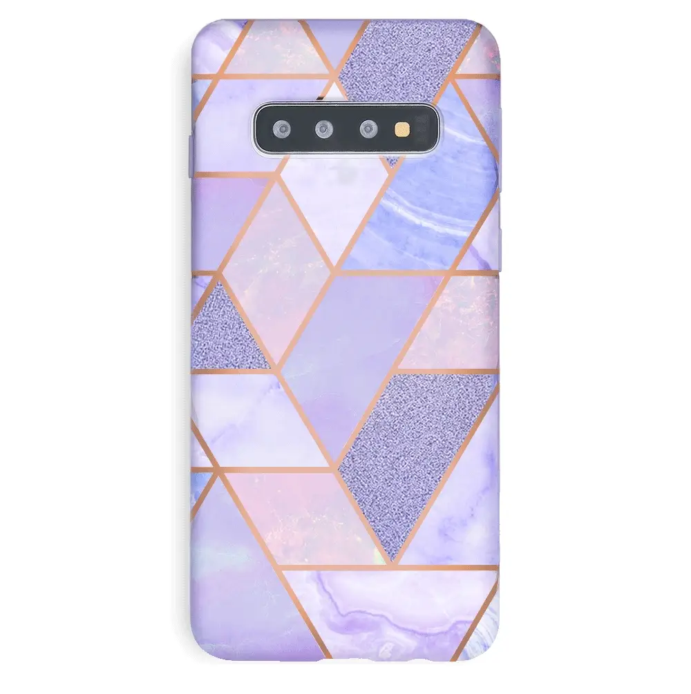 Purple Geometric Marble Samsung Case - Image 11