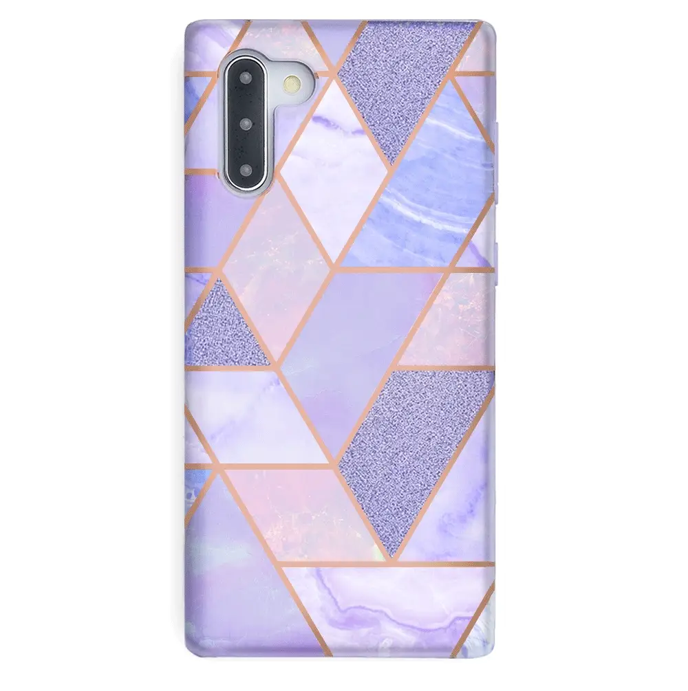 Purple Geometric Marble Samsung Case - Image 21