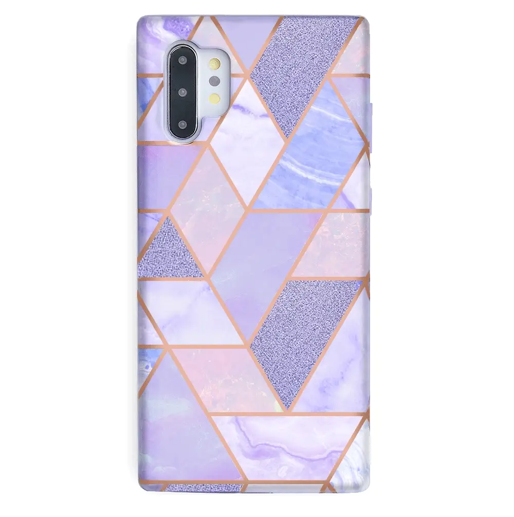 Purple Geometric Marble Samsung Case - Image 26