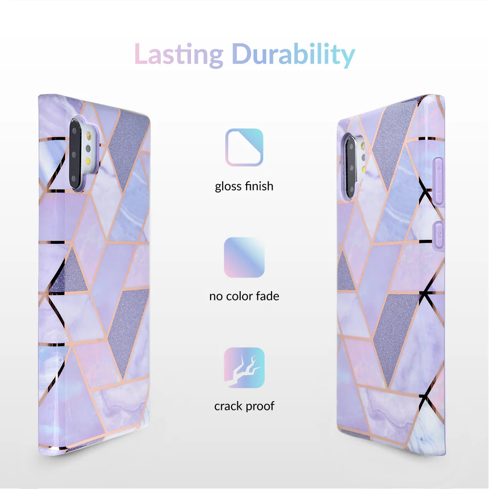 Purple Geometric Marble Samsung Case - Image 29
