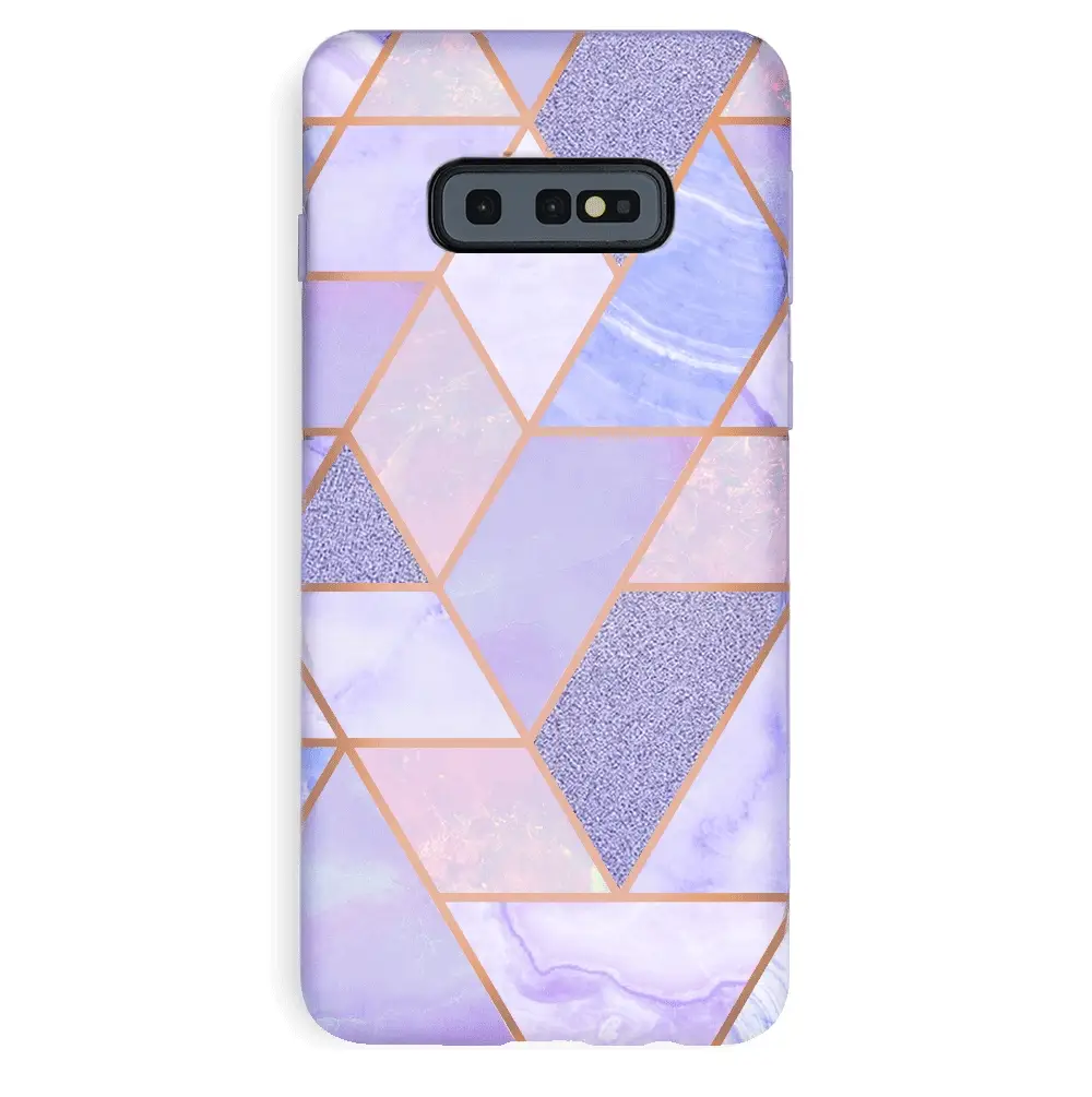 Purple Geometric Marble Samsung Case - Image 46