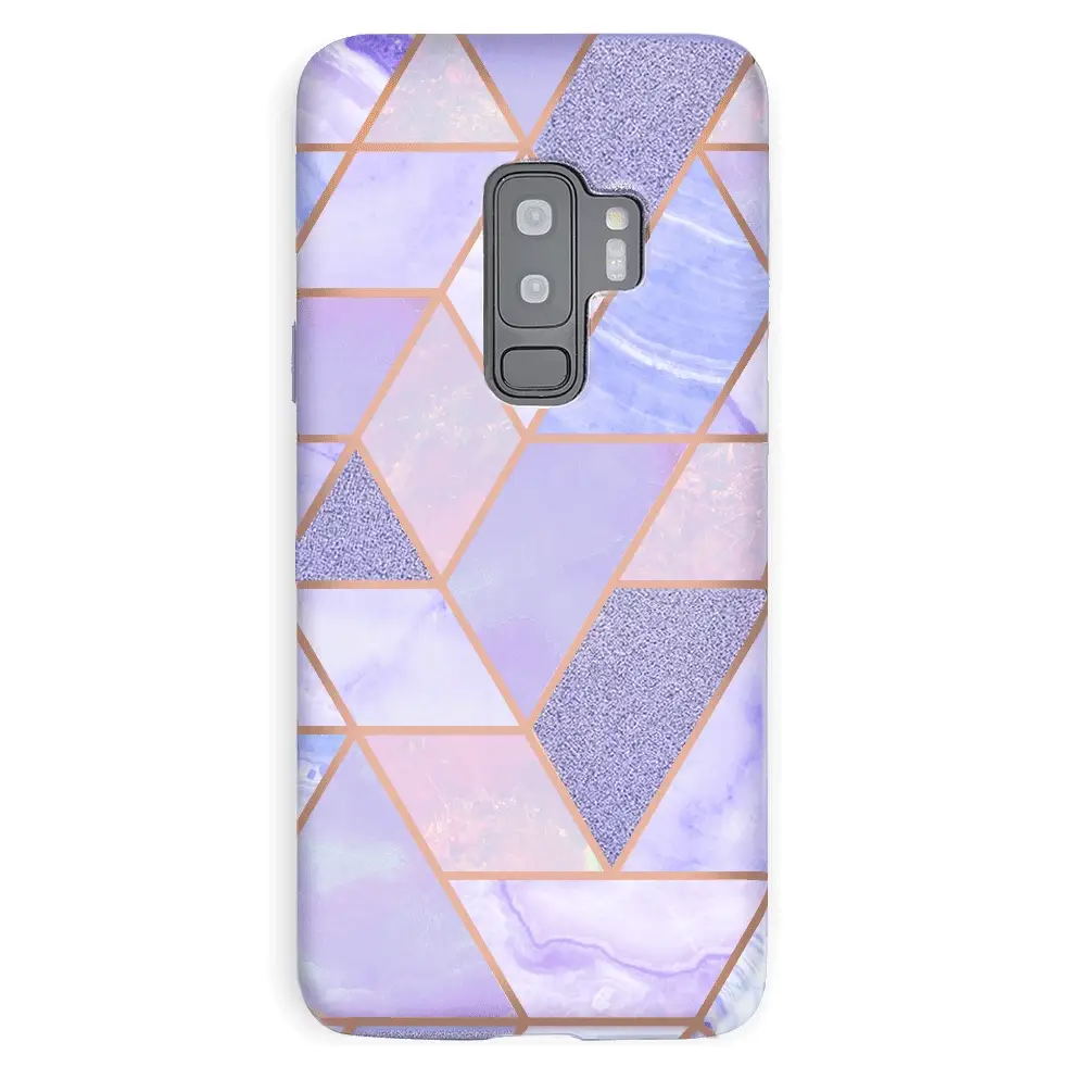 Purple Geometric Marble Samsung Case - Image 6
