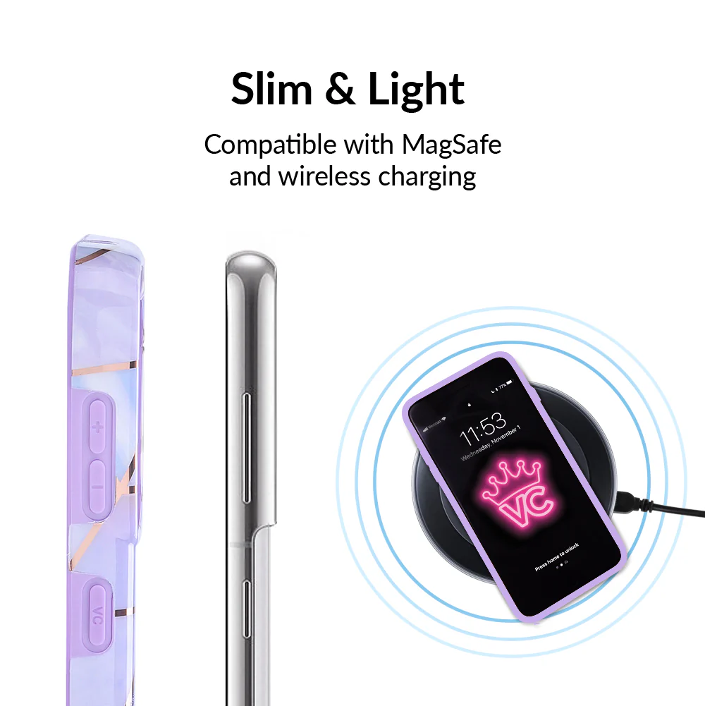 Purple Geometric Marble Samsung Case - Image 61