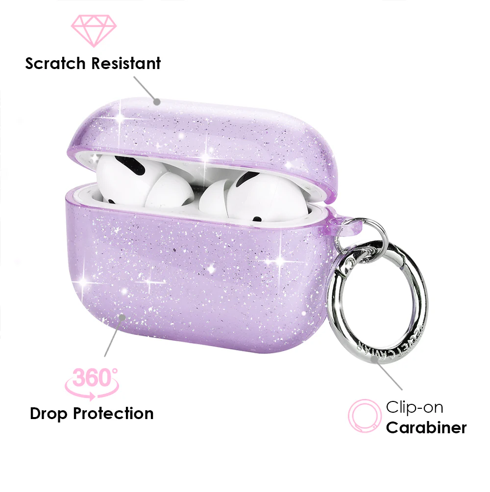 Lilac Stardust AirPod Case - Image 14