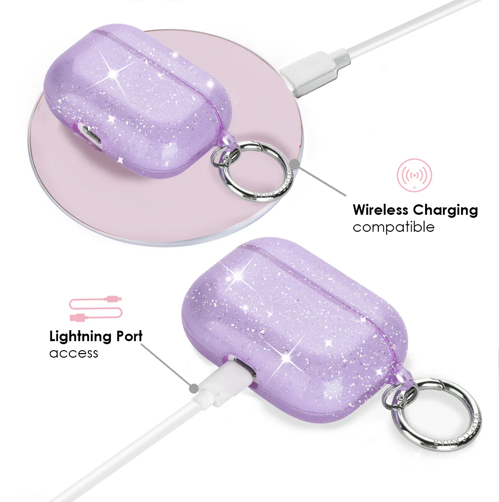 Lilac Stardust AirPod Case - Image 9