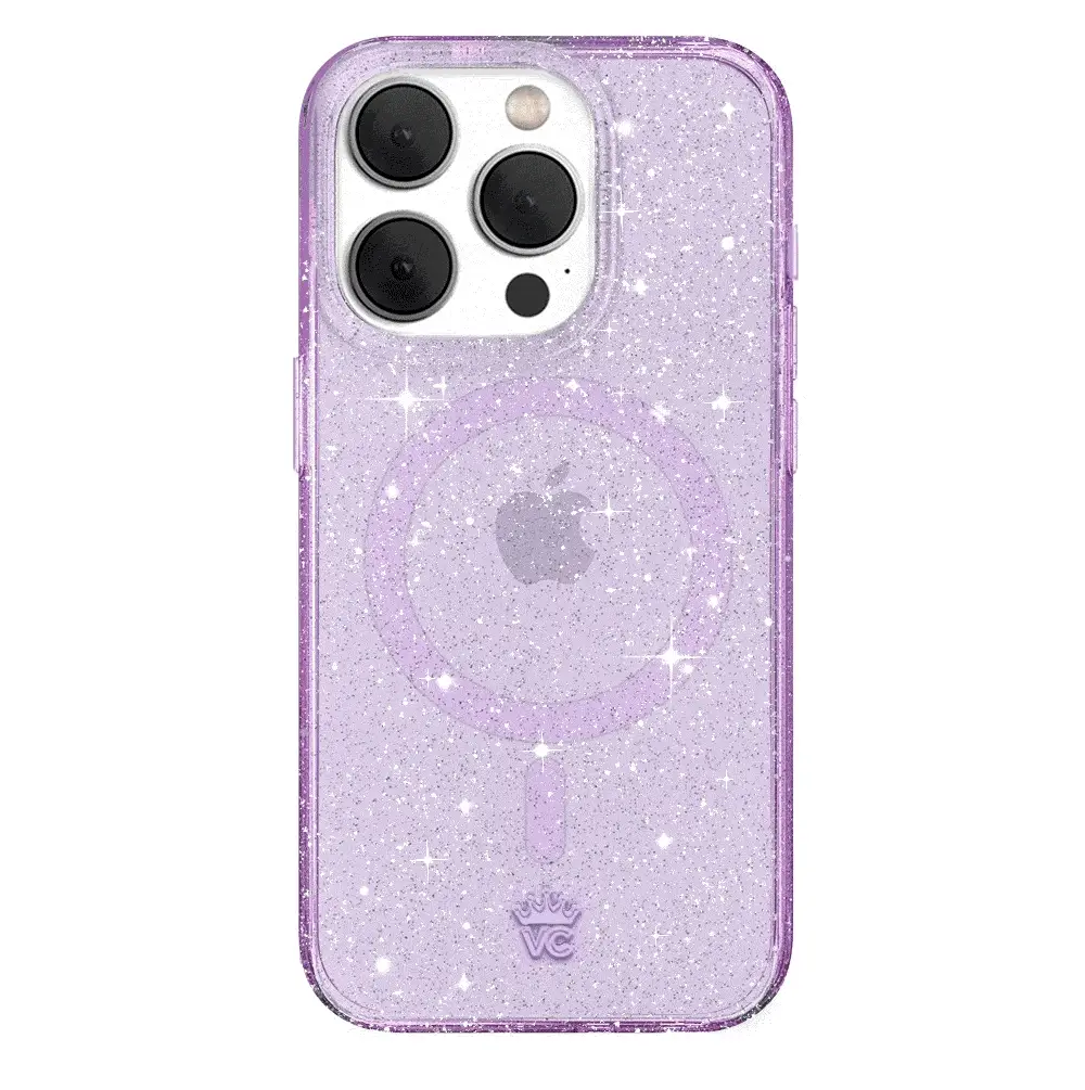 Lilac Stardust Glitter iPhone Case - Image 102