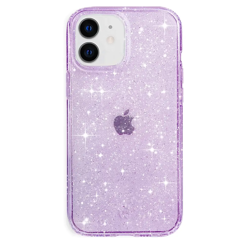 Lilac Stardust Glitter iPhone Case - Image 11