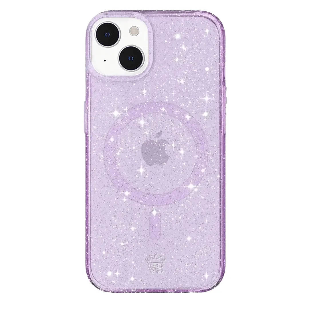 Lilac Stardust Glitter iPhone Case - Image 117