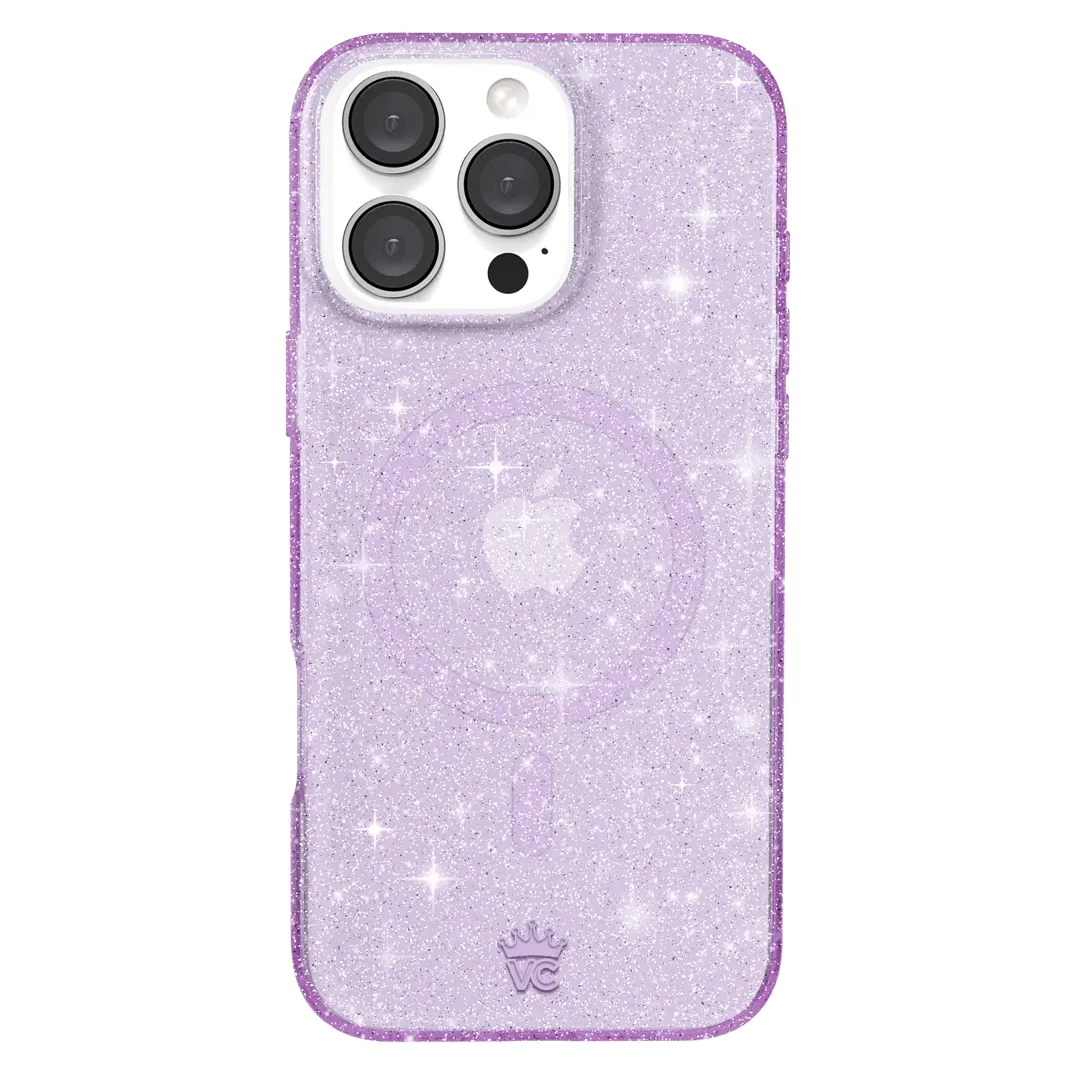 Lilac Stardust Glitter iPhone Case - Image 122