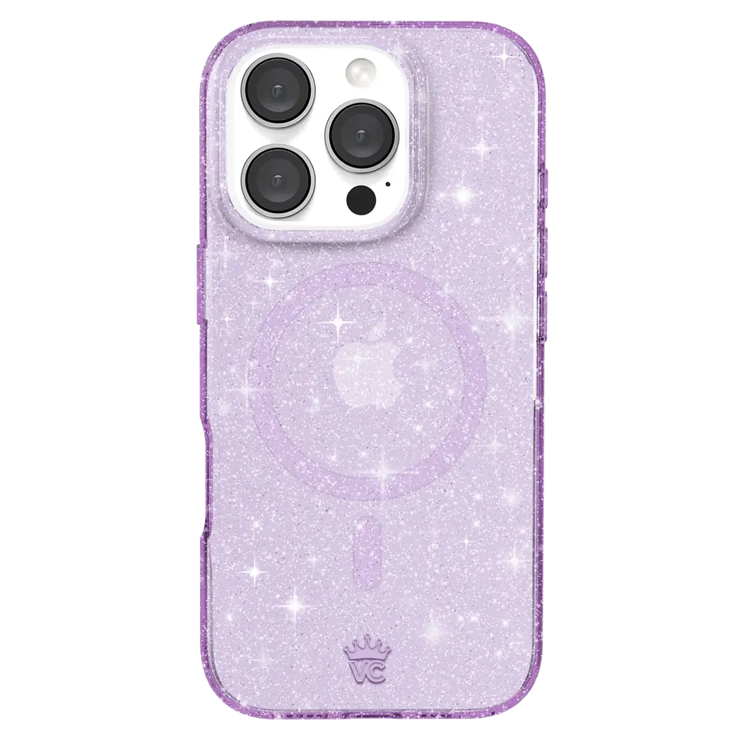 Lilac Stardust Glitter iPhone Case - Image 127